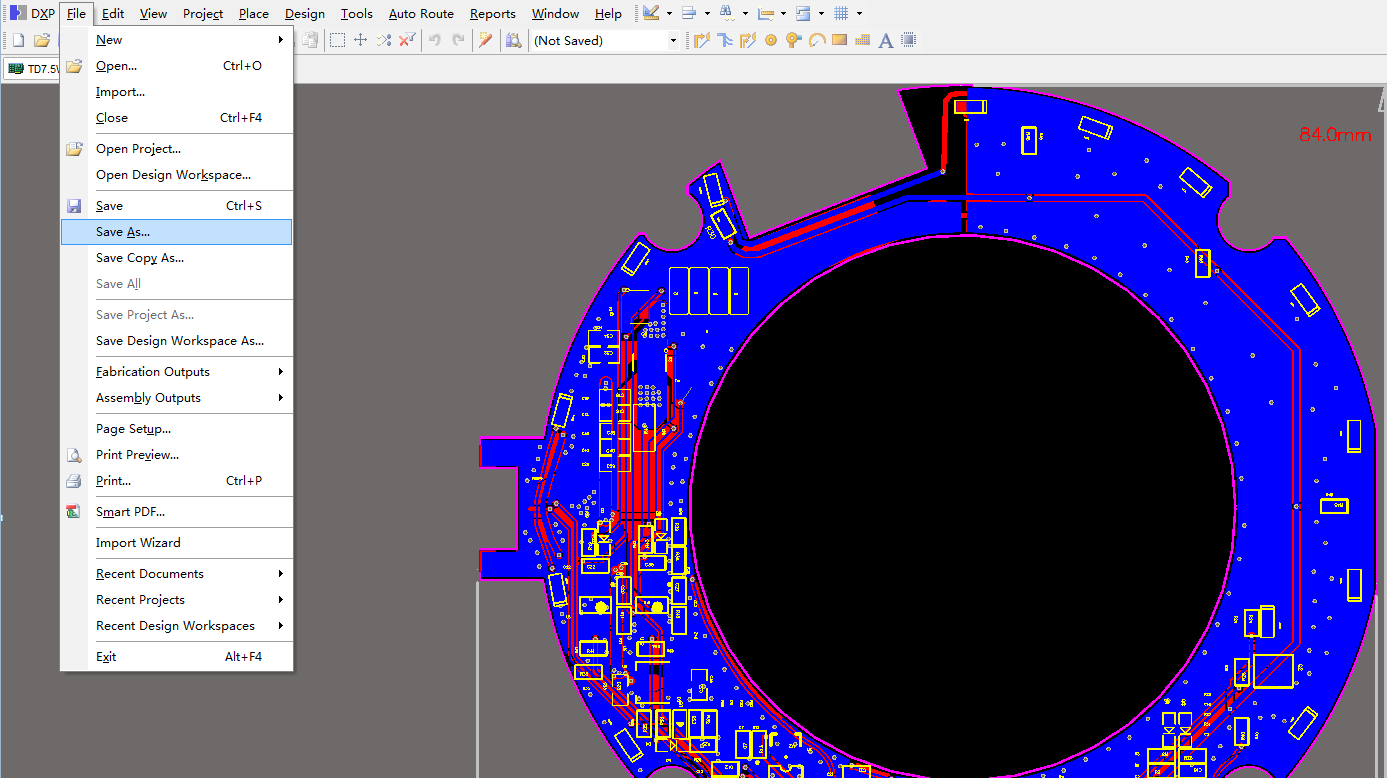 AD 6.9中PCB如何轉化為Protel 99 se